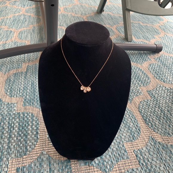 Banana Republic 3-Stone Crystal Pendant Necklace - Picture 5 of 8